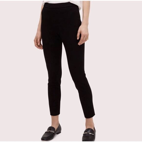 Kate Spade Bi Stretch Ankle Pants Black - Picture 1 of 4